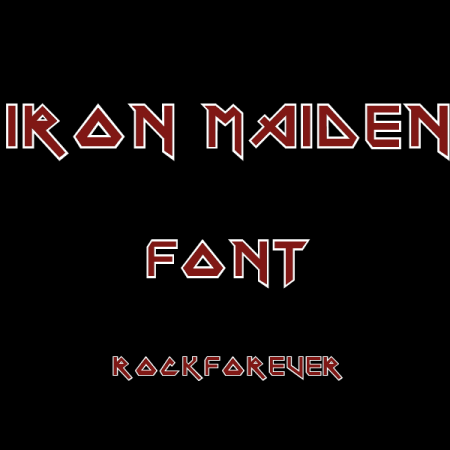 Iron Maiden Font